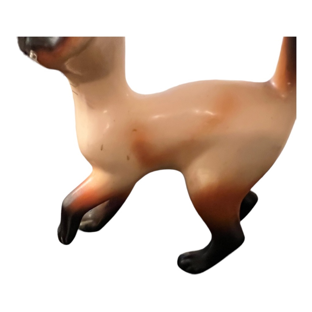 Vintage Norcrest China Siamese Cat Porcelain Figurine Japan - Picture 10 of 12